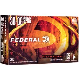 Federal Fusion 30-06 Springfield 165 Grain Ammunition 20 Rounds