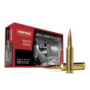 Norma Golden Target Match 6.5 Creedmoor 143 Grain HPBT 20 Rounds
