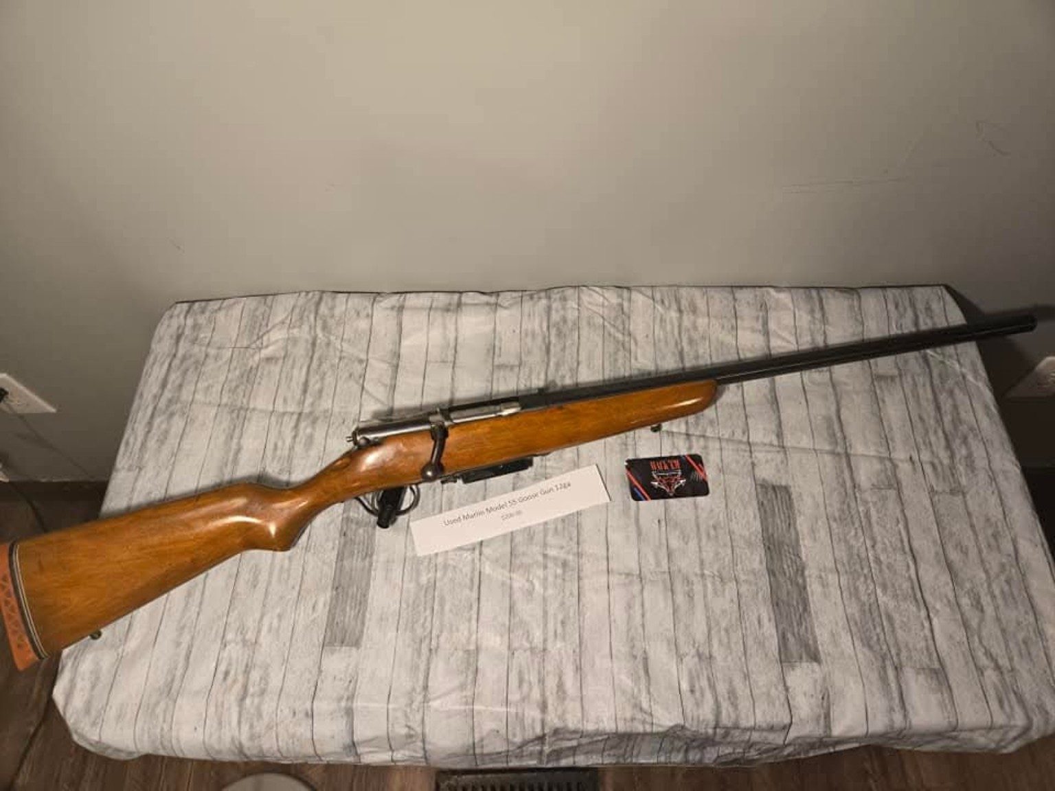Used Marlin Model 55 Goose Gun 12 Gauge Bolt Action Shotgun