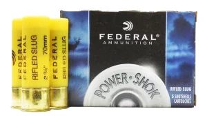 Federal Classic 20 Gauge 2-3/4 Inch 3/4 oz Rifled Slug 5 Rounds