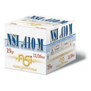 NobelSport Italia Heavy Game 410 Bore 3 Inch 11/16 oz Number 6 Shot 25 Rounds