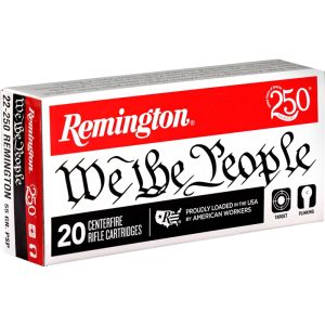 Remington We The People 22-250 55 gr 20 Rounds product packaging