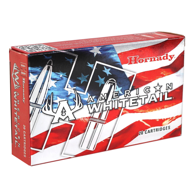Hornady American Whitetail 25-06 Rem 117 gr 20 Rounds product packaging