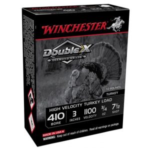 Winchester Double X Turkey 410- 3in 3/4 OZ 10 Rounds product packaging